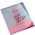 ТЕТРАДЬ 48 Л, А5, КЛ. ТЕМ. ERICHKRAUSE КОТОФОРМУЛЫ. АЛГЕБРА, ПЛАСТ. ОБЛ. НА СКОБЕ /5/100/