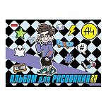 АЛЬБОМ Д/РИС. 20 Л. А4, ХАТБЕР. ВЛАД А4, НА СКОБЕ /12/60/