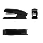 СТЕПЛЕР №10, ДО 20 Л. ERICHKRAUSE ELEGANCE, ЧЕРНЫЙ /24/288/