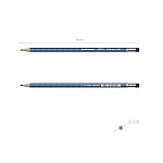 КАРАНДАШ Ч/Г ERICHKRAUSE DOTS, HB, ТРЕХГРАН. С ЛАСТИКОМ, ЗАТОЧЕН. АССОРТИ, ТУБУС /42/252/2016/