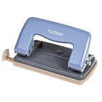 ДЫРОКОЛ ДО 12 Л. ХАТБЕР RECORD, МЕТАЛЛ. С  ЛИНЕЙКОЙ, АССОРТИ /12/