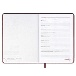 ЕЖЕДНЕВНИК 2026 ГОД, А5, 176 Л, ESCALADA. САРИФ БОРДОВЫЙ, К/З, ТВ. ПЕРЕП. ПОРОЛОН /15/30/