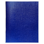 ТЕТРАДЬ 96 Л, А5, КЛ, ХАТБЕР, БУМВИНИЛ METALLIC СИНЯЯ, НА СКОБЕ /56/