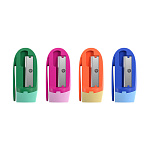 ТОЧИЛКА ПЛАСТ. ERICHKRAUSE JOY®, НАБОР 3ШТ, НА 1 ОТВЕРСТИЕ, В БЛИСТЕРЕ, АССОРТИ /36/288/