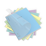 ТЕТРАДЬ 18 Л, ЛИН. ERICHKRAUSE КЛАССИКА COVERPRO GLOSSY, ПЛАСТ. ОБЛ. НА СКОБЕ, MIX-PACK /10/200/