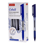 РУЧКА ШАР. ХАТБЕР COBALT, 1,0 ММ, ЧЕРНИЛА МАСЛ. СИНИЙ, К/К /12/