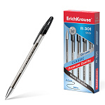 РУЧКА ГЕЛ. ERICHKRAUSE R-301 CLASSIC GEL STICK, 0,5 ММ, ЧЕРНЫЙ /12/144/1728/