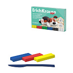 ПЛАСТИЛИН 06 ЦВ, ERICHKRAUSE BABY, 78 Г, ВОСКОВОЙ, МЯГКИЙ, СО СТЕКОМ, АССОРТИ, К/К /8/48/