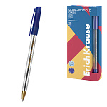 РУЧКА ШАР. ERICHKRAUSE УЛЬТРА-100 ЗОЛОТОЙ КЛАССИКА 0.5, СУПЕР ГТ, СИНИЙ /12/144/1728/