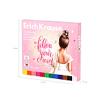 ПЛАСТИЛИН 12 ЦВ, ERICHKRAUSE POINTES, 180 Г. СО СТЕКОМ /6/24/ РФ