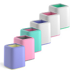 Подставка настольная пластиковая ErichKrause Forte, Pastel, ассорти из 2 цветов