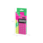 Калькулятор карманный 8-разрядов ErichKrause PC-987 Neon, розовый (в коробке по 1 шт.)