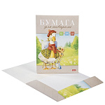 ПАПКА ДЛЯ АКВАРЕЛИ А4, 10 Л, ХАТБЕР. ГУСЬ-ХУДОЖНИК, ТИСНЕНИЕ /20/