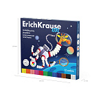 ПЛАСТИЛИН 12 ЦВ. ERICHKRAUSE KIDS SPACE ANIMALS, 216 Г, СО СТЕКОМ, АССОРТИ, К/К /7/6/24/