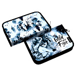 Пенал-книжка без наполнения ErichKrause 135x205x30мм Timber Wolf