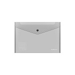 КОНВЕРТ ПЛАСТ. НА КНОПКЕ, B5, ERICHKRAUSE GLOSSY CLASSIC, 0,16 ММ, ПОЛУПРОЗР. АССОРТИ /12/576/ РФ