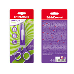 НОЖНИЦЫ 13 СМ. ERICHKRAUSE JUNIOR PROTECT, АССОРТИ, ПЛАСТ. ЧЕХОЛ /12/240/