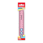 линейка 15 см, erich krause® candy, пласт. розовый, флоупак /20/240