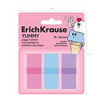 ЗАКЛАДКИ 19*45 ММ ERICHKRAUSE YUMMY, 03ЦВ/20Л, ПЛАСТ. АССОРТИ, ДИСПЕНСЕР /24/288/