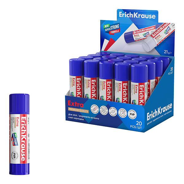 КЛЕЙ КАРАНДАШ 21 Г. ERICHKRAUSE ЭКСТРА /20/480/