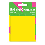 БЛОК Д/ЗАПИСИ 75*75 ММ, 50Л. ERICHKRAUSE NEON, СТАТИЧЕСКИЙ /МАГНИТНЫЙ/, ЖЕЛТЫЙ /24/432/