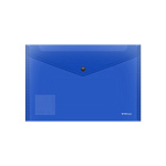 КОНВЕРТ ПЛАСТ. НА КНОПКЕ, A4, ERICHKRAUSE FIZZY VIVID, 0,14 ММ, ПОЛУПРОЗР. АССОРТИ /12/240/ РФ