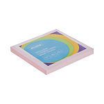 БЛОК Д/ЗАПИСИ 76*76 ММ, 100Л, ATTACHE BRIGHT COLOURS, РОЗОВЫЙ /