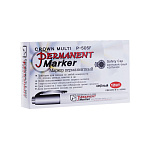 МАРКЕР ПЕРМ. CROWN MULTI MARKER SUPER SLIM, 1ММ, ПУЛЕВИДНЫЙ, ЧЕРНЫЙ /12/