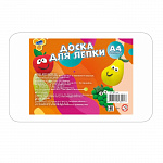 ДОСКА ДЛЯ ЛЕПКИ ПЧЕЛКА, А4, ЭКОНОМ, БЕЛАЯ /100/