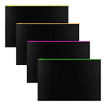 КОНВЕРТ ПЛАСТ. НА МОЛНИИ, B5, ERICHKRAUSE MATT ACCENT ZIP, 0,18 ММ, РАЗНОЦВЕТНЫЙ /12/144/ РФ