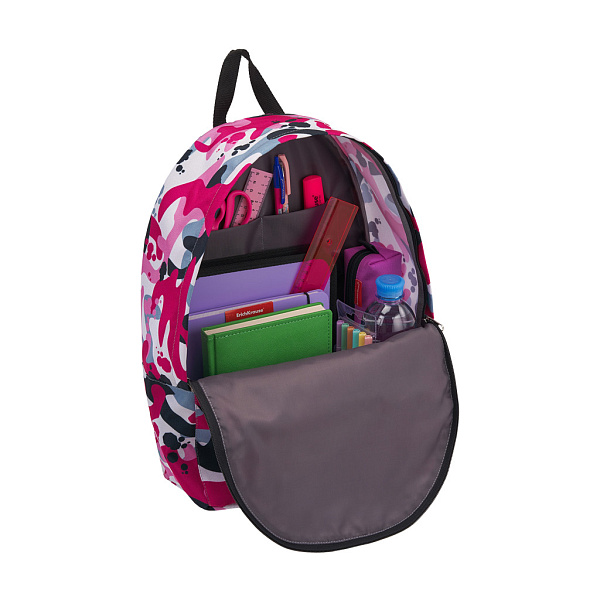 Рюкзак ErichKrause EasyLine® 17Л Розовый камуфляж