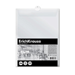 ПАПКА ДЛЯ ЧЕРЧЕНИЯ 10 Л, А4, ERICHKRAUSE. ИСКУССТВО, ПЛАСТ. БЕЗ РАМКИ, БЕЛЫЙ /35/
