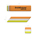 Набор из 3 ластиков ErichKrause Drive Neon (в блистере)