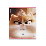 ТЕТРАДЬ 12 Л, ЛИН. ERICHKRAUSE ПРИМА-КОШКА, ВЫБ. УФ-ЛАК, ГЛИТТЕР, МИКС /10/280/