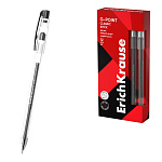 РУЧКА ГЕЛ. ERICHKRAUSE G-POINT, ЧЕРНЫЙ /12/144/1728/