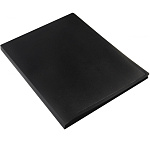 ПАПКА С ПРУЖИН. ЗАЖИМОМ, SILWERHOF ЭКО, ПЛАСТ. 0,5 ММ, ЧЕРНЫЙ /30/2063025