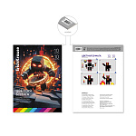 БУМАГА ЦВЕТНАЯ A4, 10 Л, 10 ЦВ. ERICHKRAUSE КУБОМИР, ДВУСТОРОН. НЕМЕЛ. НА КЛЕЮ /10/70/