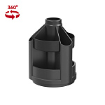 ПОДСТАВКА Д/РУЧЕК И КАРАНДАШЕЙ ERICHKRAUSE MINI DESK, ЧЕРНЫЙ  /6/ РФ