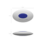 ЛАСТИК ERICHKRAUSE SMARTWAY®, ОВАЛ, С ЦЕНТРОВКОЙ, БЕЛЫЙ /24/960/