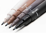 ЛИНЕР UNI PIN brush ( кисть)-200(S) светло-серый /12/