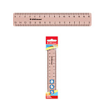 Линейка пластиковая ErichKrause Powder, 15см, розовая, во флоупаке