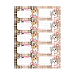 НАКЛЕЙКИ НА ТЕТРАДИ ERICHKRAUSE LOVELY FRIENDS, 03 Л, ПАКЕТ, Е/П /50/