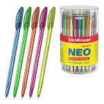 РУЧКА ШАР. ERICHKRAUSE NEO® STICK COCKTAIL, СИНИЙ /60/360/1440/