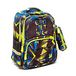 Рюкзак ErichKrause SchoolLine с двумя отделениями и грудной перемычкой 20L Triangle (+ пенал)
