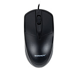 МЫШЬ SONNEN ОПТИЧЕСКАЯ B61, ПРОВОДНАЯ, USB, ЧЕРНАЯ /