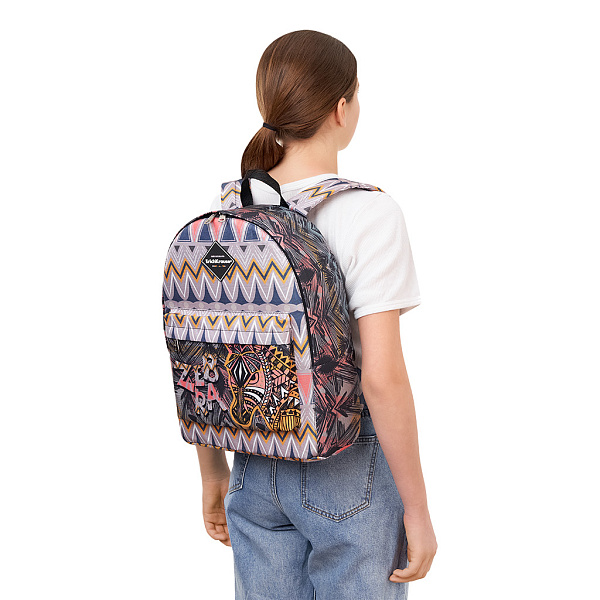 Рюкзак ErichKrause EasyLine® 17Л Этнозебра