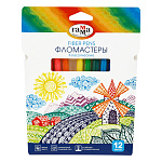 ФЛОМАСТЕРЫ НАБ. 12 ЦВ. ГАММА. КЛАССИЧЕСКИЕ, СМЫВАЕМЫЕ, К/К, Е/П /24/