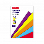 БУМАГА ЦВЕТНАЯ A5, 10 Л, 10 ЦВ. ERICH KRAUSE®, ИГРУШКА-НАБОР. ОДНОСТОРОН. НЕМЕЛ. НА КЛЕЮ /10/140/