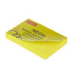 БЛОК Д/ЗАПИСИ 76*51 ММ, 100Л, ХАТБЕР NEON, ЖЕЛТЫЙ /12/