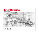 АЛЬБОМ Д/ЧЕРЧЕНИЯ 10 Л, А4, ERICHKRAUSE, БЕЗ РАМКИ, КЛЕЕВ. СКРЕП. /10/40/ РФ